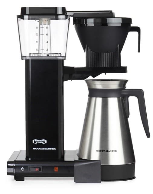 Moccamaster Ekspres przelew. KBGT 741 Black  termos