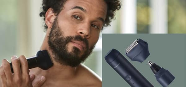 PANASONIC Xshape Multishape Pack Junior Modulärt Personligt Groomingsystem (Rakapparat och Trimmer) Svart