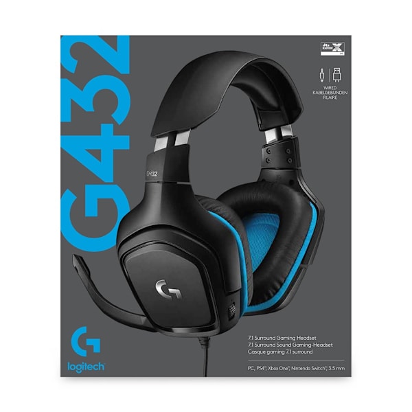 SŁUCHAWKI LOGITECH G432 7.1