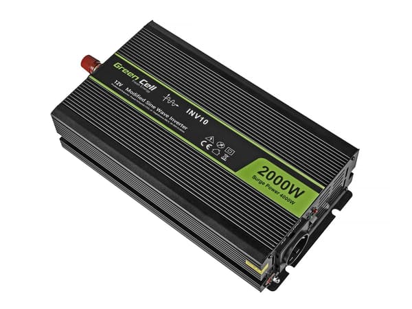 GREEN CELL PRZETWORNICA INV10 12V-230V 2000W/4000W