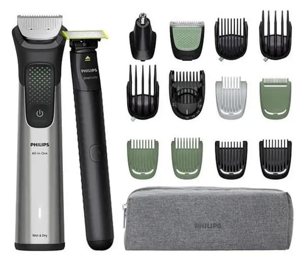PHILIPS MG9535/15 Våt- och torrtrimmer Silver-svart