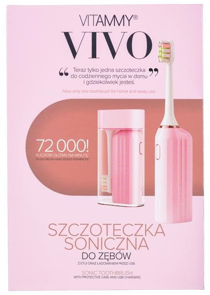 VITAMMY TOW016697 Vivo Rosa Sonisk Tandborste