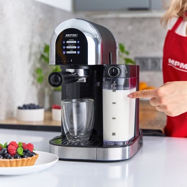MPM MKW-12M kolvmaskin med espresso