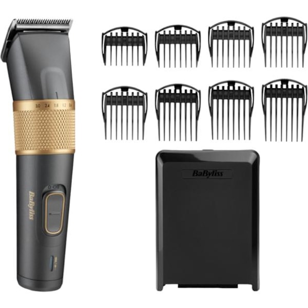 BABYLISS E987E hårklippare svart och guld