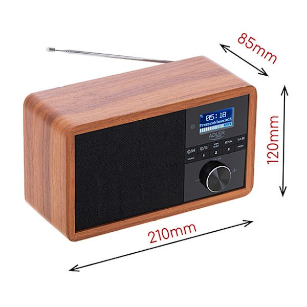 Radio DAB  ADLER AD 1184