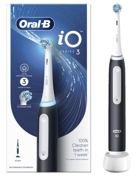 ORAL-B iO 3 svart magnetisk tandborste