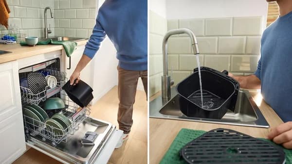 Magerfritös Airfryer BOSCH MAF462B1 2050 W 6,1 L 7 automatiska program Svart