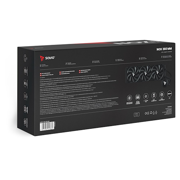 SAVIO CHŁODZENIE WODNE CPU 360 MM NOX