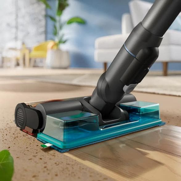 PHILIPS XC7167/01 Sladdlös Dammsugare Stål Gul