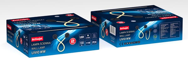 Lampa ścienna LED Activejet AJE-LIVIO WW b.ciepła