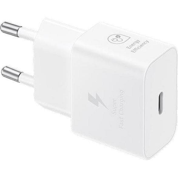 Samsung EP-T2510XW 25W Väggladdare + USB-C Kabel Vit