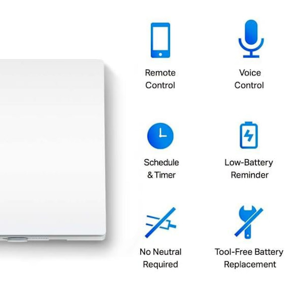 TP-LINK Tapo S220 Smart Smart Ljusbrytare