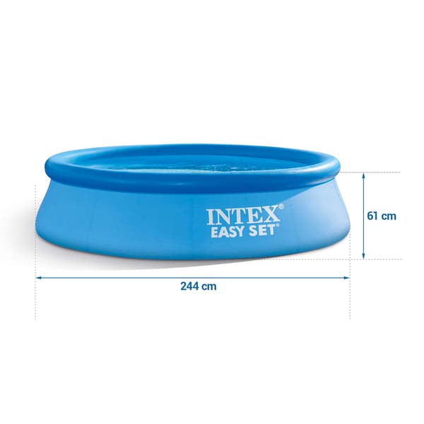 Trädgårdsutbyggnadspool 244 x 61 cm INTEX 28108