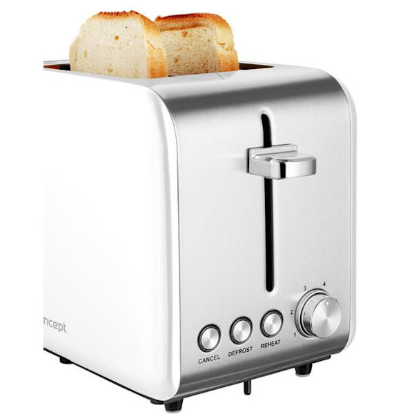 CONCEPT TE2051 VIT Brödrost