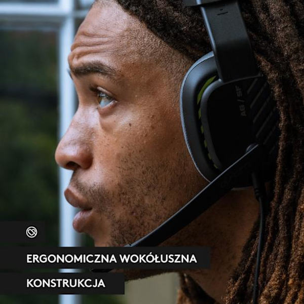 LOGITECH Astro A10 PC/PS5 Hörlurar Svarta