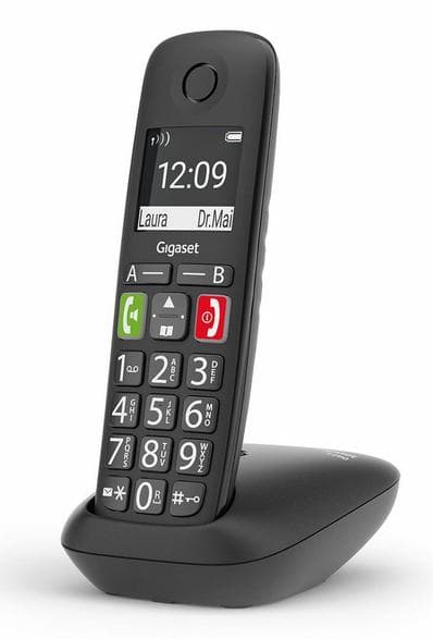GIGASET E290 Svart fasttelefon