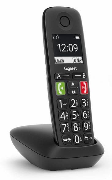 GIGASET E290 Svart fasttelefon