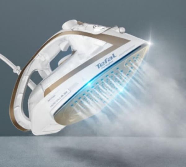 TEFAL FV8042E0 Puregliss vitguld Durilium AirGlide strykjärn