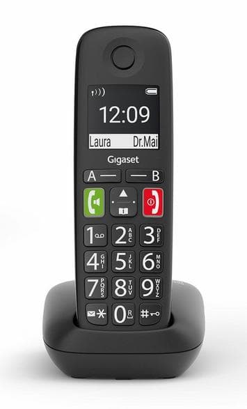 GIGASET E290 Svart fasttelefon