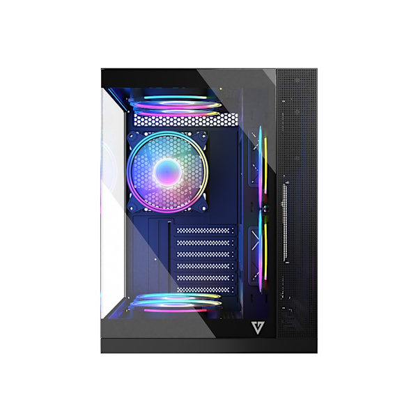 MODECOM OBUDOWA VOLCANO PANORAMA ARGB 3F MIDI BLK