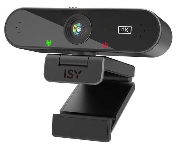 ISY IW-3000 4K svart webbkamera