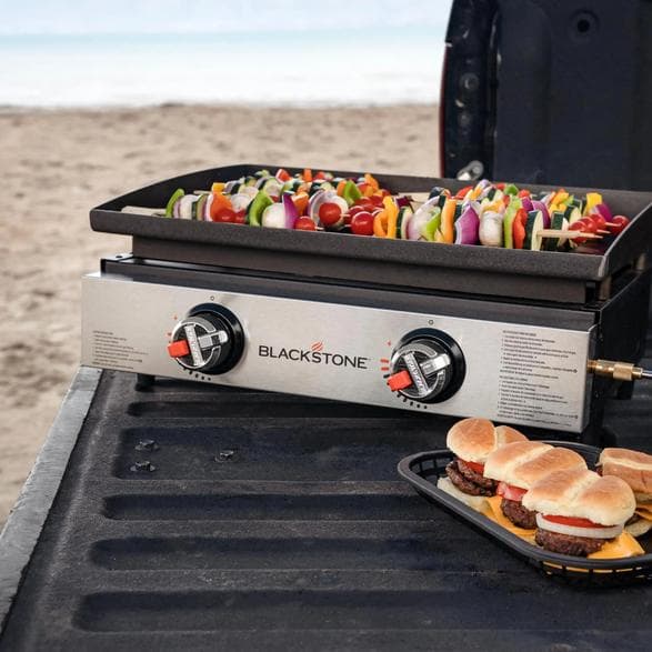 BLACKSTONE 2140 EU Gasgrill Silver och Svart