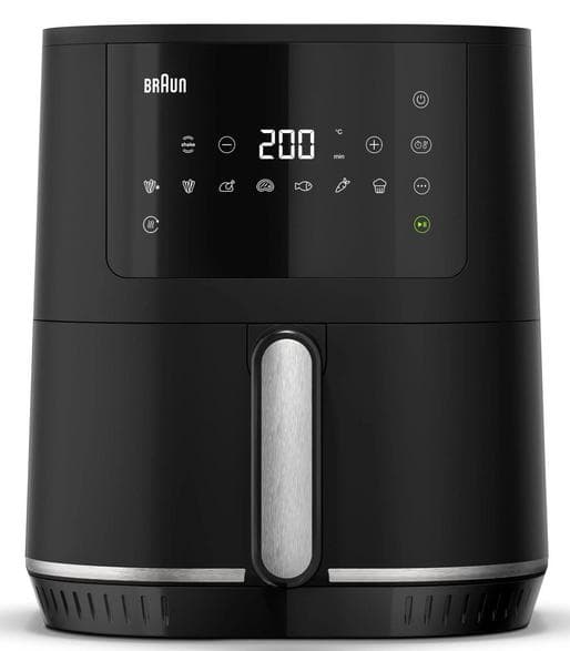 Airfryer BRAUN HF3030 MultiFry 3 1500 W, 4,3 L Svart
