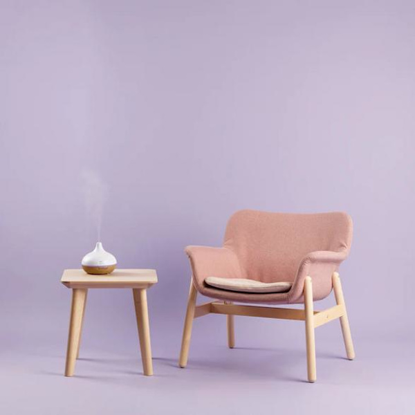 SOLAC S95401400 Luftfuktare med Aromdiffusor Vit och Brun