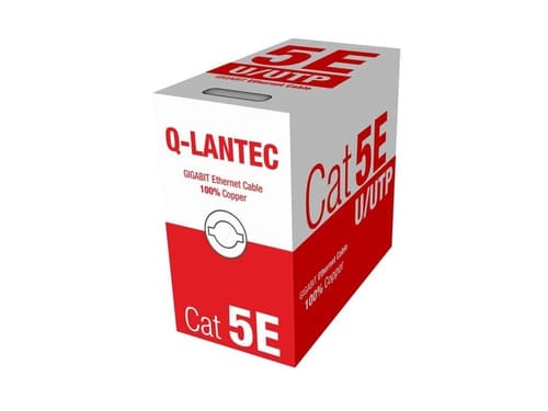 Q-LANTEC UTP kabel 4PR kat.5e PVC 305m