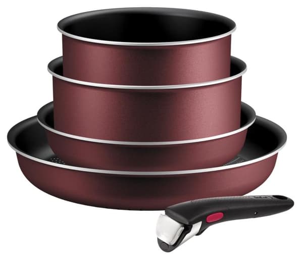 TEFAL L7249602 Vinröd-Svart Köksset