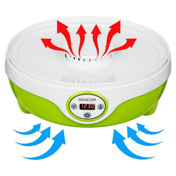 SENCOR SFD 851GR Livsmedelstork Grön-Transparent