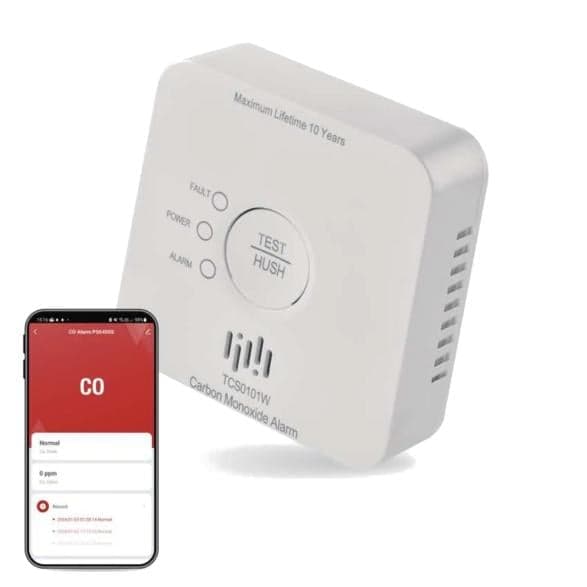 EMOS GoSmart TCS0101W Kolmonoxiddetektor med WiFi