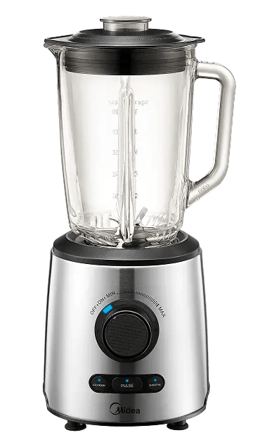 MIDEA MJ-BL5001AW2 Silverfärgad mixer med kanna