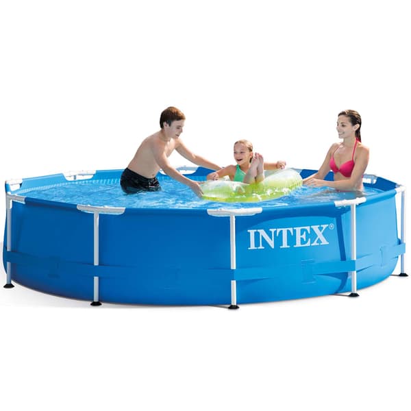 Trädgårdspool med ram 305 x 76 cm 10 i 1 INTEX 28202