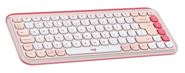 LOGITECH Pop Icon Keys Rosa Trådlöst Tangentbord