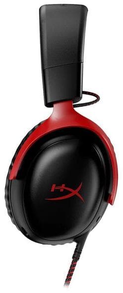 HYPERX Cloud III Trådbundna Gaminghörlurar Svarta och Röda