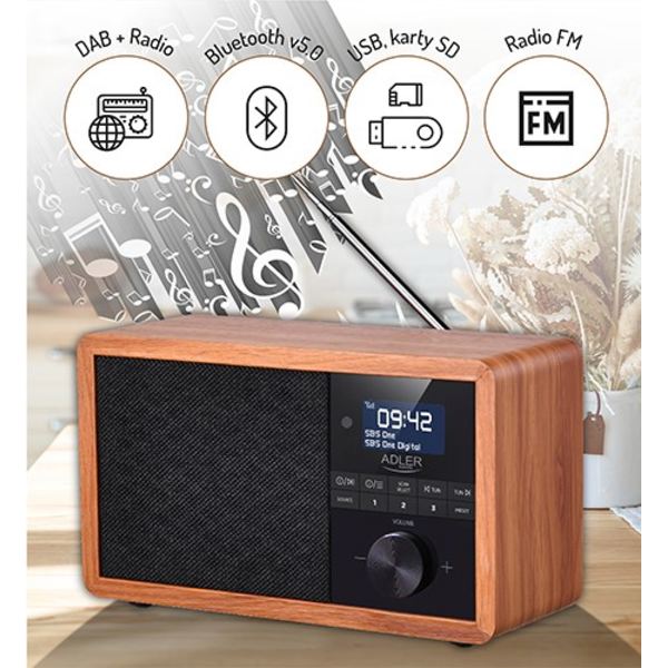 Radio DAB  ADLER AD 1184