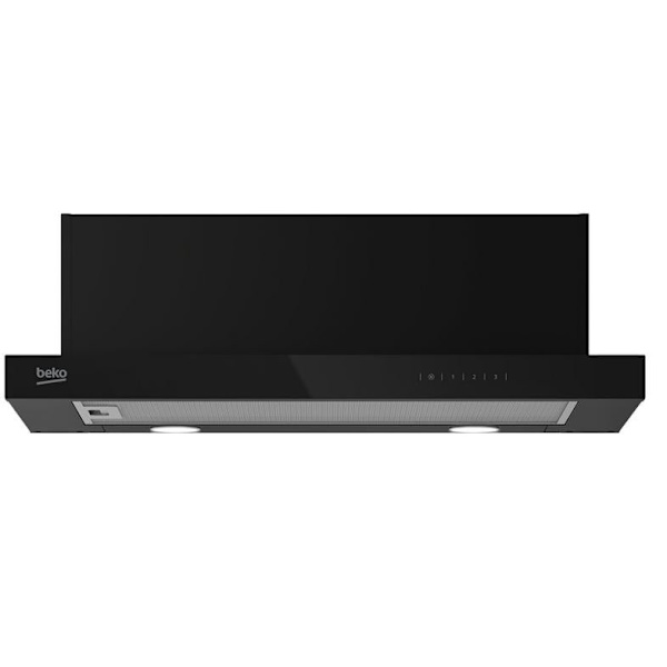 BEKO HNT62340B 60 cm teleskopisk fläktkåpa