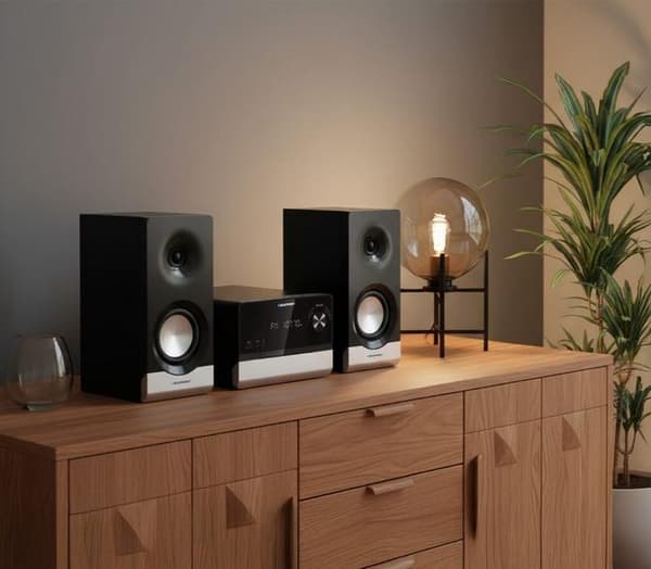 BLAUPUNKT MS40.2BT Micro System Svart och Silver
