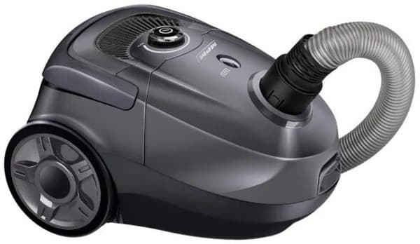 MPM MOD-52 850 W Dammsugare med påse Stor påse Tyst drift Grå och svart