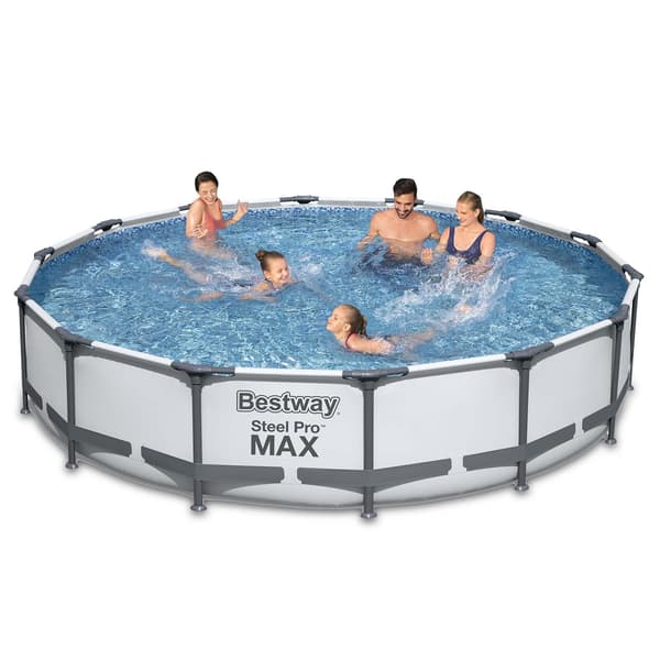 Trädgårdspool i ram 427 x 84 cm 10-i-1 Bestway 56595