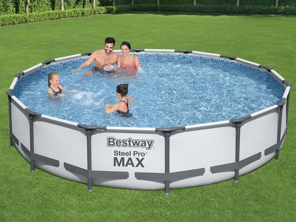 Trädgårdspool i ram 427 x 84 cm 10-i-1 Bestway 56595