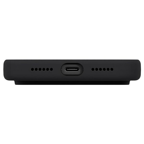 UNIQ Lino Magclick Laddningsfodral för iPhone 17 Pro Grå