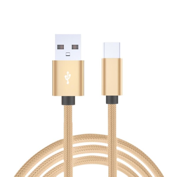 2-Pack USB-C 5A Laddkabel 2M Fast Charging Extra Lång Vit