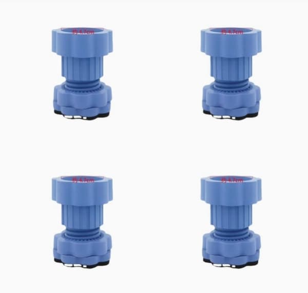 Halksäkra Tvättmaskinsfötter, 4-pack
