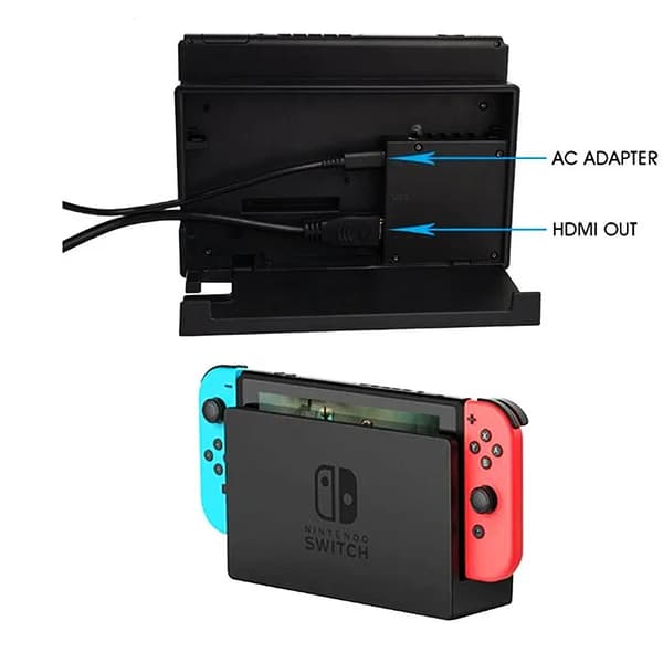 Adapter kompatibel med-Nintendo-Switch- / Lite / OLED dockningsstation