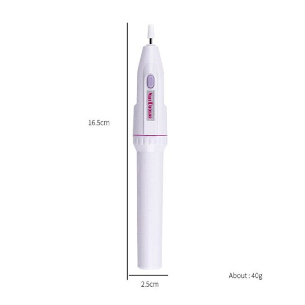 neglefil Elektrisk - elektrisk fil - 5 stk medfølger White