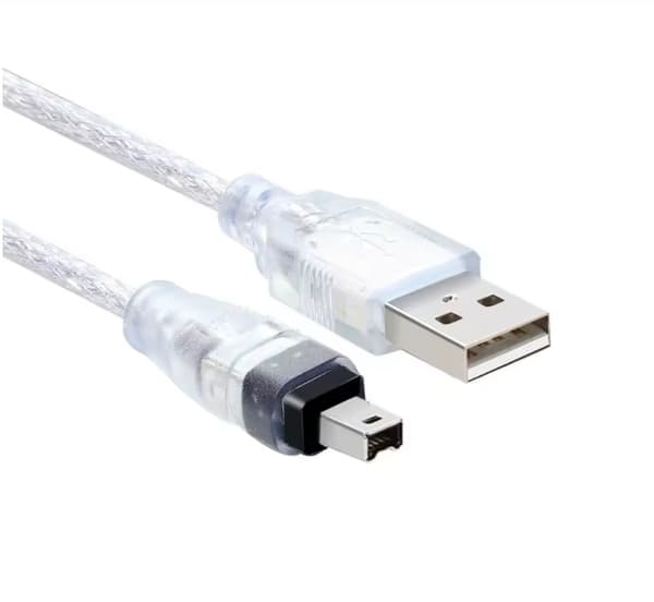 USB-datakabel för Mini DV / MiniDV / FireWire IEEE 1394 – för HDV-videokamera och PC-redigering