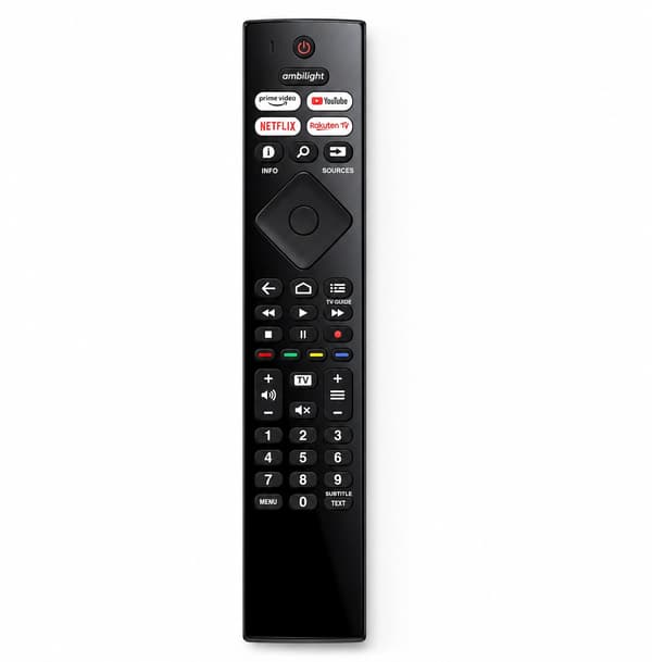 Universal fjärrkontroll för Philips Smart TV BRC0984501 Black