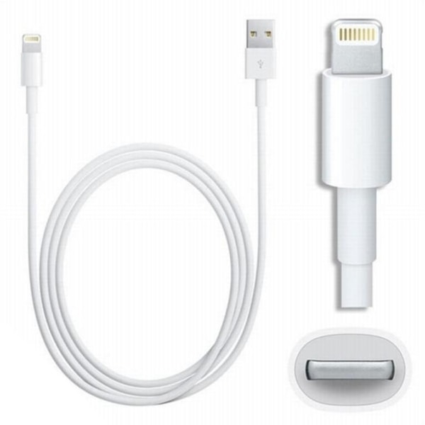 2 Meter hög kvalité Apple Lightning USB-kabel till iPhone & Ipad Vit 2bbb |  White | lightning | Fyndiq